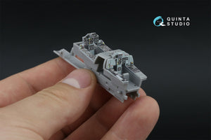Intérieur imprimé en 3D et coloré sur papier décalcomanie pour F-15D/F-15DJ Eagle (Fine Molds) de Quinta Studio QD72215, échelle 1/72 – image 9