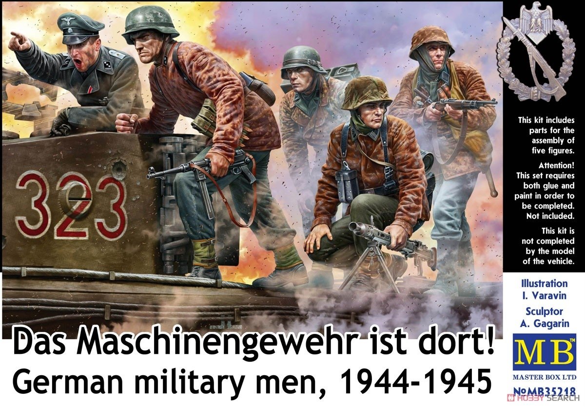 Master Box 35218 Soldats allemands, 1944-1945, échelle 1/35