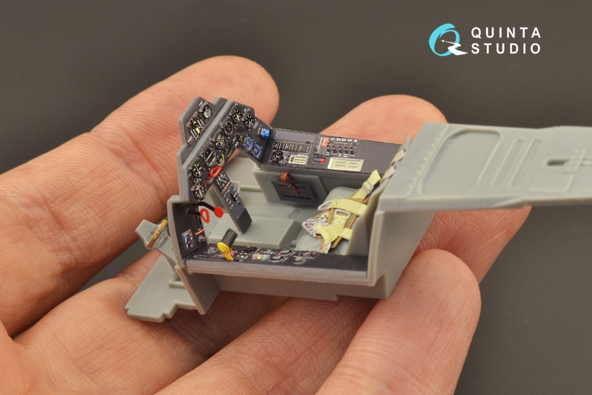 Intérieur imprimé en 3D et coloré sur papier décalcomanie Quinta Studio QD32126 FW 190A-8 (Hasegawa) 1/32 – image 3