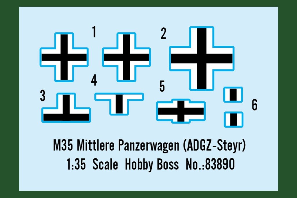 Hobby Boss 83890 M35 Mittlere Panzerwagen (ADGZ-Steyr) 1/35  – image 3