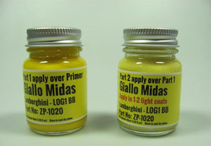 Peinture Zero Paints ZP-1020MIDAS Lamborghini 2x30ml Giallo Midas