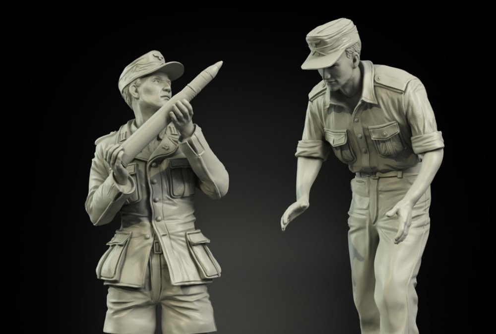 Panzer Art FI35-098 Ensemble de chars DAK chargeant des munitions 1/35 – Bild 2