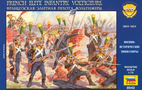 Zvezda 8042 Voltigeurs d'infanterie d'élite française 1/72