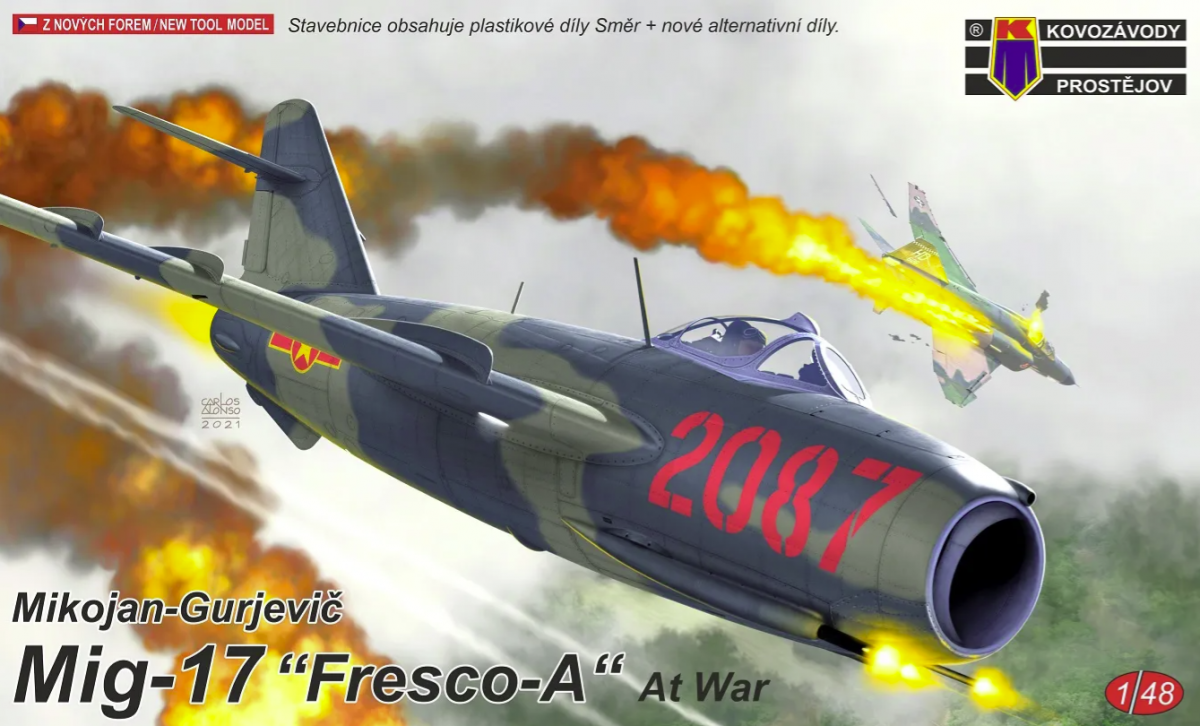 Kovozavody Prostejov KPM4826 MiG-17 « Fresco-A » en guerre 1/48