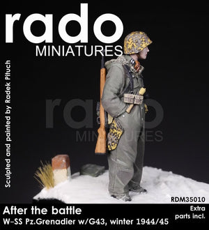 RADO Miniatures RDM35010 Après la bataille, Panzergrenadier W-SS avec G43, hiver 1944/45 (1/35) – immagine 2