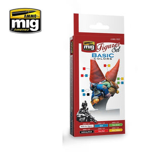 Munitions Mig 7027 ENSEMBLE DE COULEURS DE BASE POUR FIGURINES  – image 2
