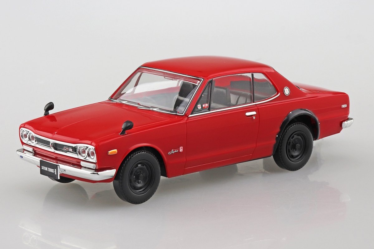 Aoshima 05884 Nissan Skyline 2000 GT-R (Rouge) 1/32 – image 2