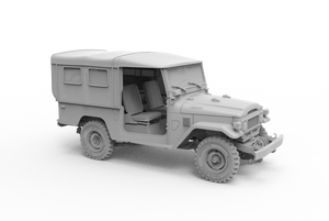 AK Interactive AK35004 FJ43 SUV AVEC TOIT SOUPLE IDF &amp;amp; LAF 1/35 – image 8
