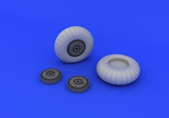 Roues Eduard 648244 Ju 88A, échelle 1/48 (début de production) ICM – immagine 3