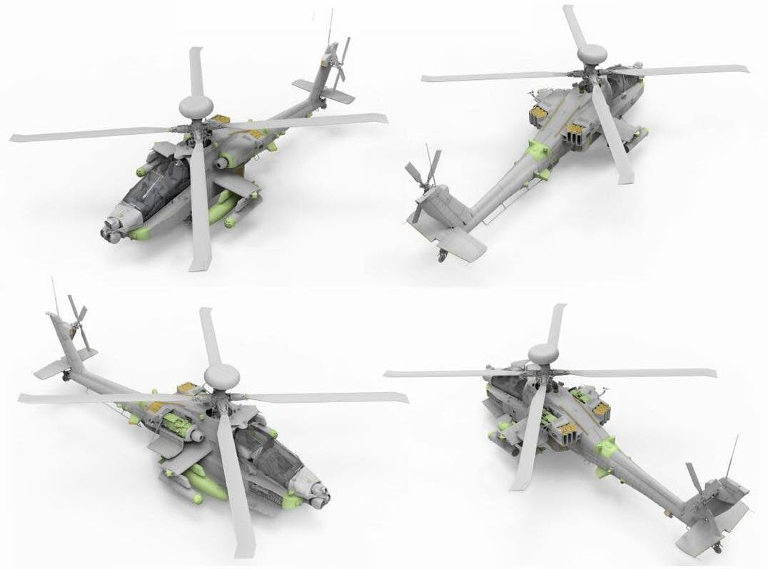 Takom 2604 AH Mk. 1 Hélicoptère d&amp;#39;attaque Apache 1/35 – immagine 2