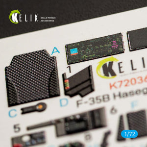 Décalcomanies 3D intérieures KELIK K72036 pour maquette Hasegawa au 1/72 – imagen 4