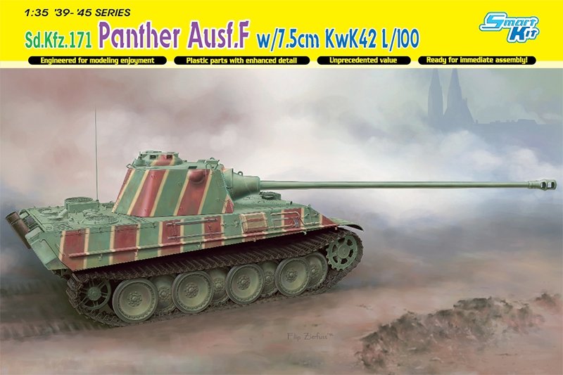 Dragon 6799 Panther Ausf.F avec 7,5 cm KwK42 L/100 (1/35)