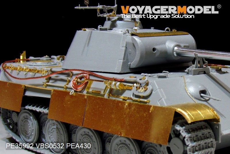 Maquette Voyager PE35992 Panther G allemand de la Seconde Guerre mondiale, version intermédiaire, pour TAKOM 2120 au 1/35 – Bild 13