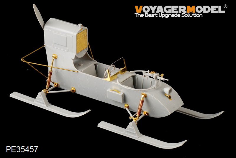 Maquette Voyager PE35457 Aerosan soviétique RF-8/GAZ-98 de la Seconde Guerre mondiale pour TRUMPERTER 02322 1/35 – image 4