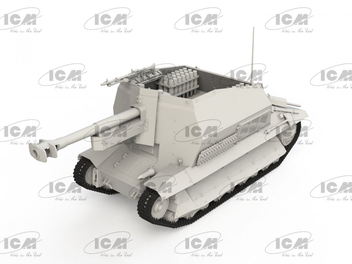 ICM 35340 10.5cm leFH 16(Sf) sur véhicule de transport FCM36 (f) 1/35 – immagine 4