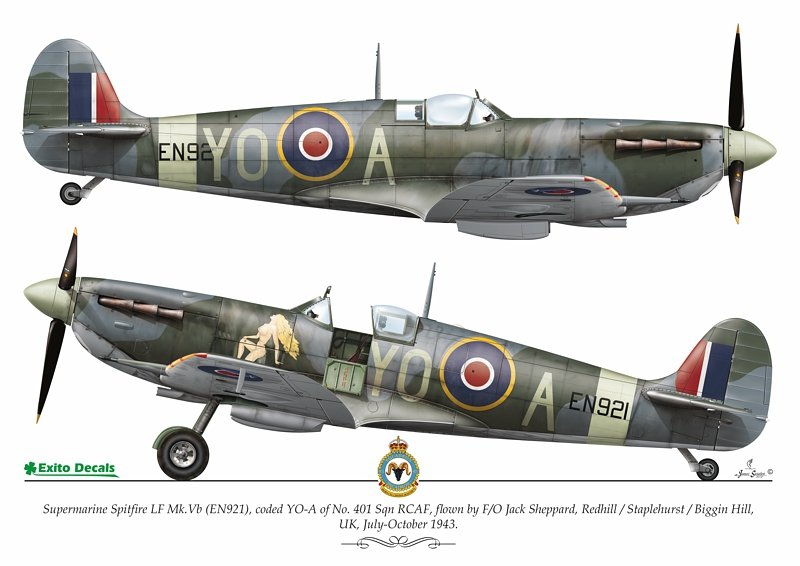 Décalcomanies Exito ED72003 Sexy Spitfires - Supermarine Spitfire LF Mk Vb - VIII - IXe 1/72 – image 3