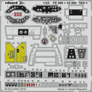 Eduard 49966 TBD-1 intérieur 1/48 GREAT WALL HOBBY