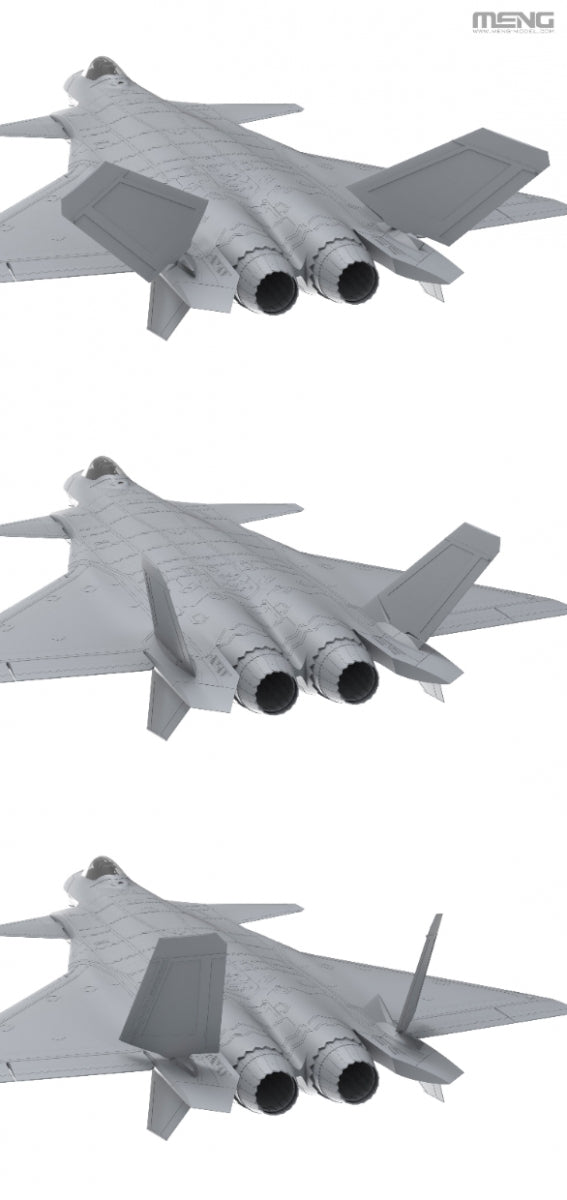 Meng LS-002 Chasseur furtif chinois J-20 1/48 – image 13