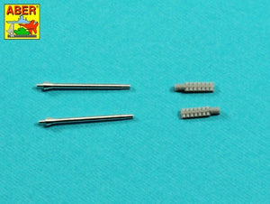 Aber 35L-342 Deux canons antiaériens allemands de 3 cm Flak 103 pour chars « Kugelblitz » / Set of two 3cm Flak 103 barrels for German anti-aircraft tanks « Kugelblitz » 1/35 – image 4