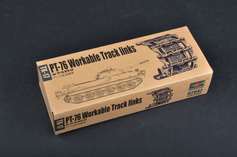 Maillons de chenille pour char soviétique PT-76 (1/35) - Trumpeter 02047