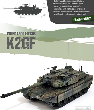 Academy 13560 Forces terrestres polonaises K2GF 1/35 – immagine 4