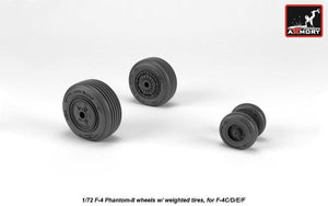 Roues Armory Models AW72329 F-4 Phantom-II avec pneus lestés, échelle 1/72 moyenne