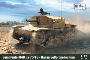 IBG 72127 Semovente M40 da 75/18 - Canon automoteur italien de 75 mm 1/72