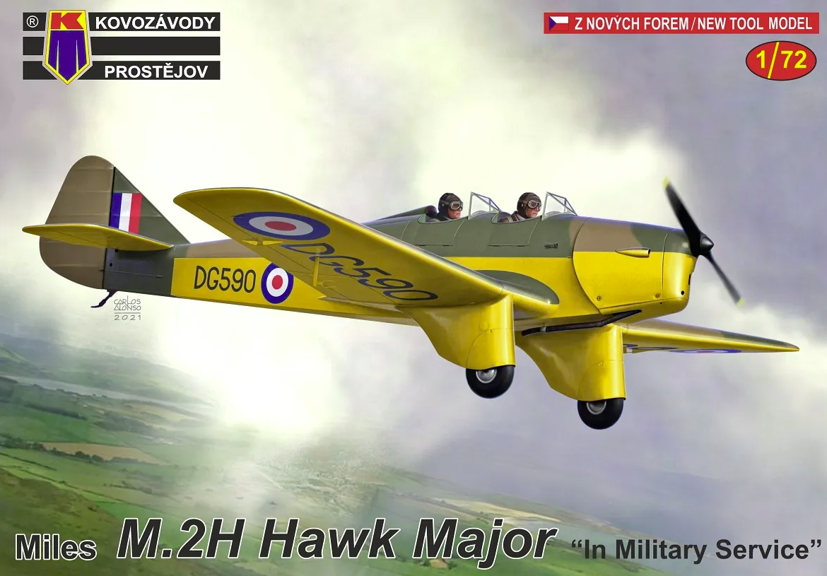Kovozavody Prostejov KPM0284 Miles M.2H Hawk Major “In Military Service” 1/72