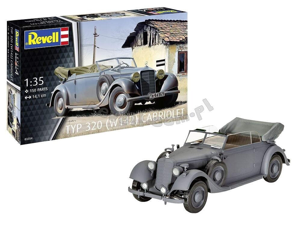 Revell 63354 Typ 320 (W142) Cabriolet, maquette au 1/35 – image 2