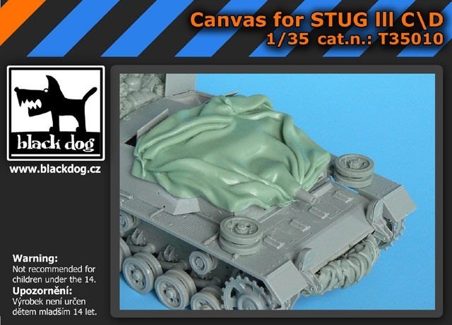 Toile Black Dog T35010 pour Stug III C/D pour Dragon 1/35