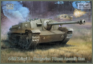 IBG 72050 44M Zrinyi I Canon d&amp;#39;assaut hongrois de 75 mm (1/72)