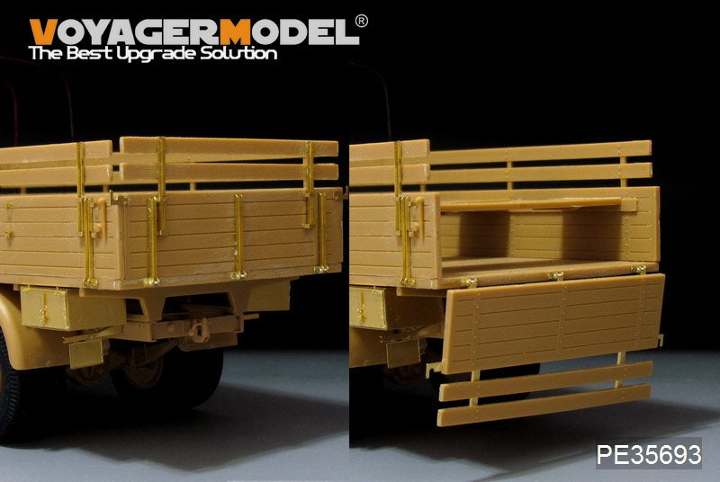 Camion cargo allemand Bussing Nag L4500A 4x4 de la Seconde Guerre mondiale, modèle Voyager PE35693, pour AFV 35270, échelle 1/35 – immagine 3