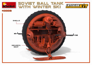 MiniArt 40008 RÉSERVOIR À BALLES SOVIÉTIQUE avec SKI D&amp;#39;HIVER. KIT INTÉRIEUR 1/35 – image 13