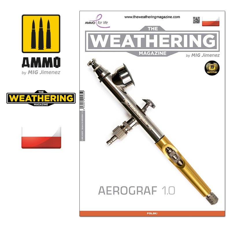 Ammo of Mig 4535 The Weathering Magazine 36 - Airbrush 1.0 (Polonais)
