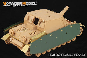 Jupes latérales pour Sturmpanzer IV Brummbar allemand de la Seconde Guerre mondiale (version initiale) - Modèle Voyager PEA133 (pour Tristar 35038) - Échelle 1/35 – image 6