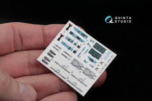 Intérieur imprimé en 3D et coloré sur papier décalcomanie Quinta Studio QD72007 Yak-130 (pour kit Zvezda) 1/72 – Bild 4
