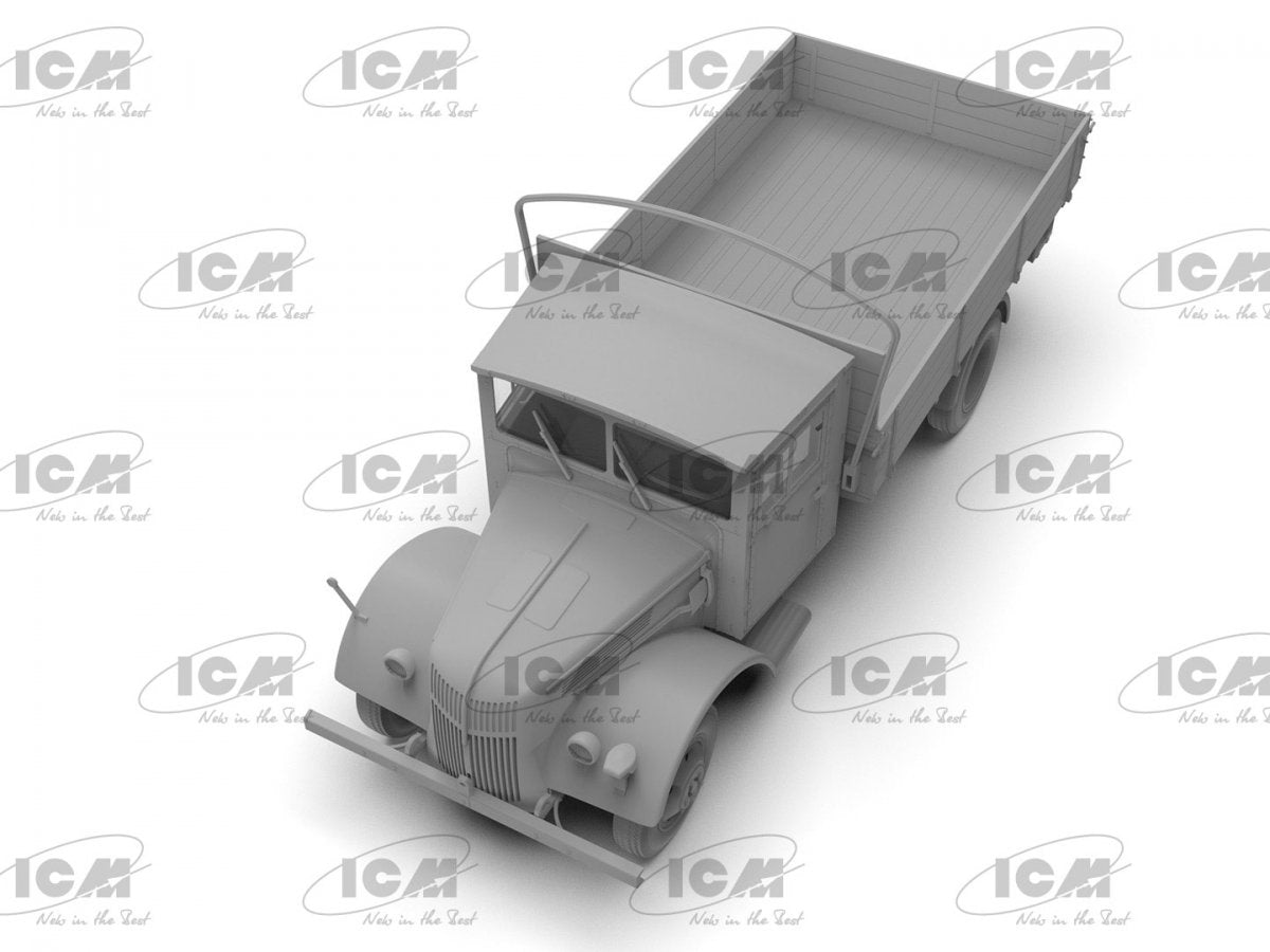 ICM 35409 V3000S Einheitsfahrerhaus Camion allemand de la Seconde Guerre mondiale 1/35  – Bild 5