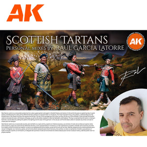 AK Interactive AK11766 SIGNATURE SET – RAÚL GARCÍA LATORRE – ÉCOSSAIS TARTANS PEINTURES 18 x 17 ml – Bild 4