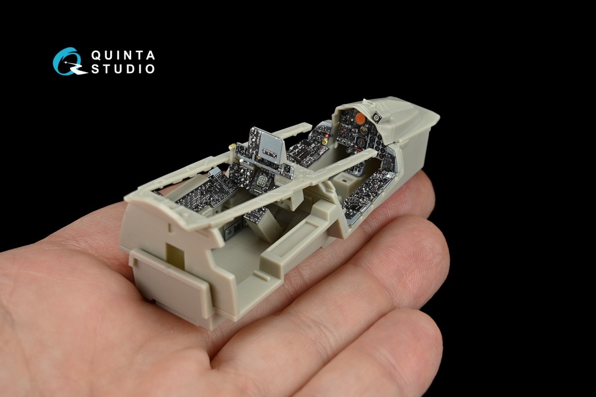 Intérieur imprimé en 3D et coloré sur papier décalcomanie Quinta Studio QD48175 F-4B (pour maquette Tamiya) 1/48 – image 7
