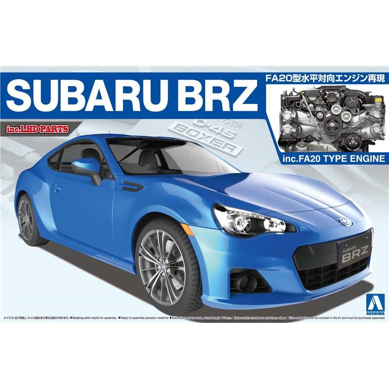 Aoshima 00761 SUBARU BRZ '12 avec moteur détaillé complet 1/24