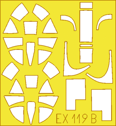 Eduard EX119 B-25J 1/48 REVELL/MONOGRAM – immagine 2