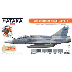 Hataka HTK-CS78 Modern Brazilian AF paint set vol. 2 (6x17ml) – zdjęcie 2