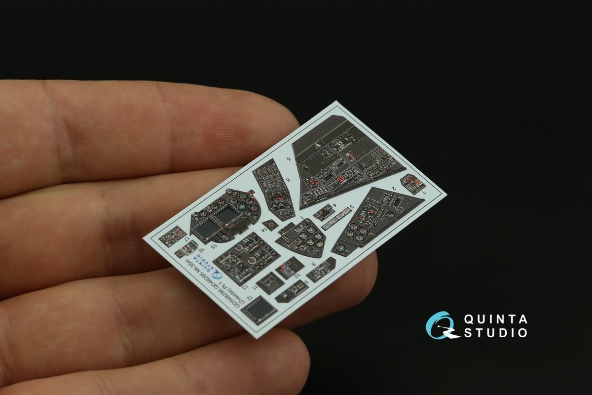 Quinta Studio QDS-48295 Mi-35M 3D-Printed &amp;amp; coloured Interior on decal paper (Zvezda) (Small version) 1/48 – zdjęcie 6