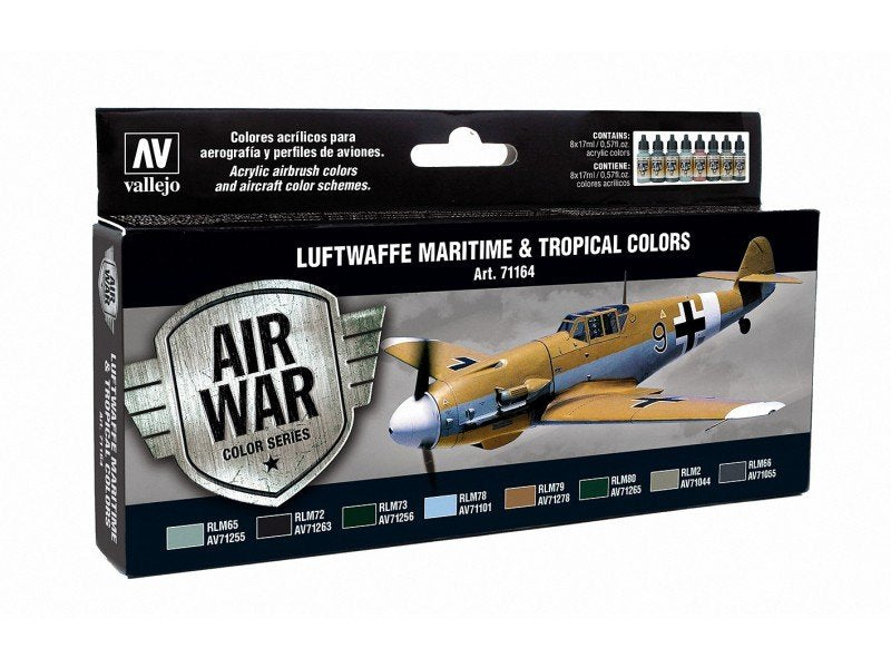 Vallejo 71164 Couleurs maritimes et tropicales de la Luftwaffe