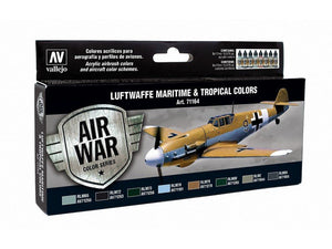 Vallejo 71164 Couleurs maritimes et tropicales de la Luftwaffe