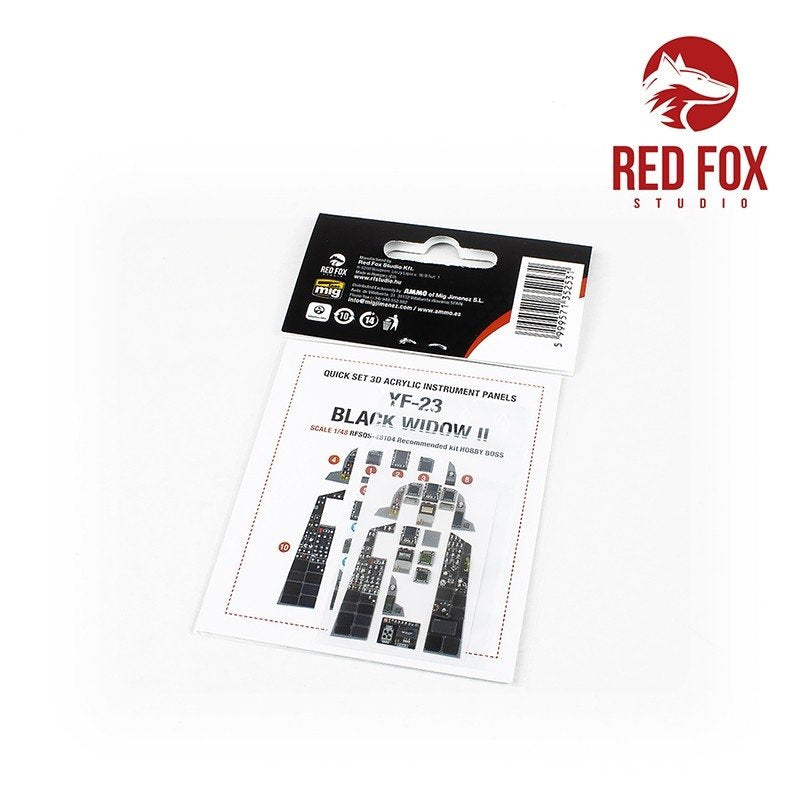 Red Fox Studio QS-48104 YF-23 Black Widow II (pour kit Hobby Boss) 1/48  – image 2