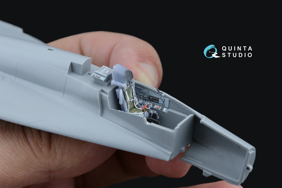 Quinta Studio QD+72150 MiG-29 9-13 Intérieur coloré imprimé en 3D sur papier décalcomanie (7278 Zvezda) (avec pièce en résine imprimée en 3D) 1/72 – image 10