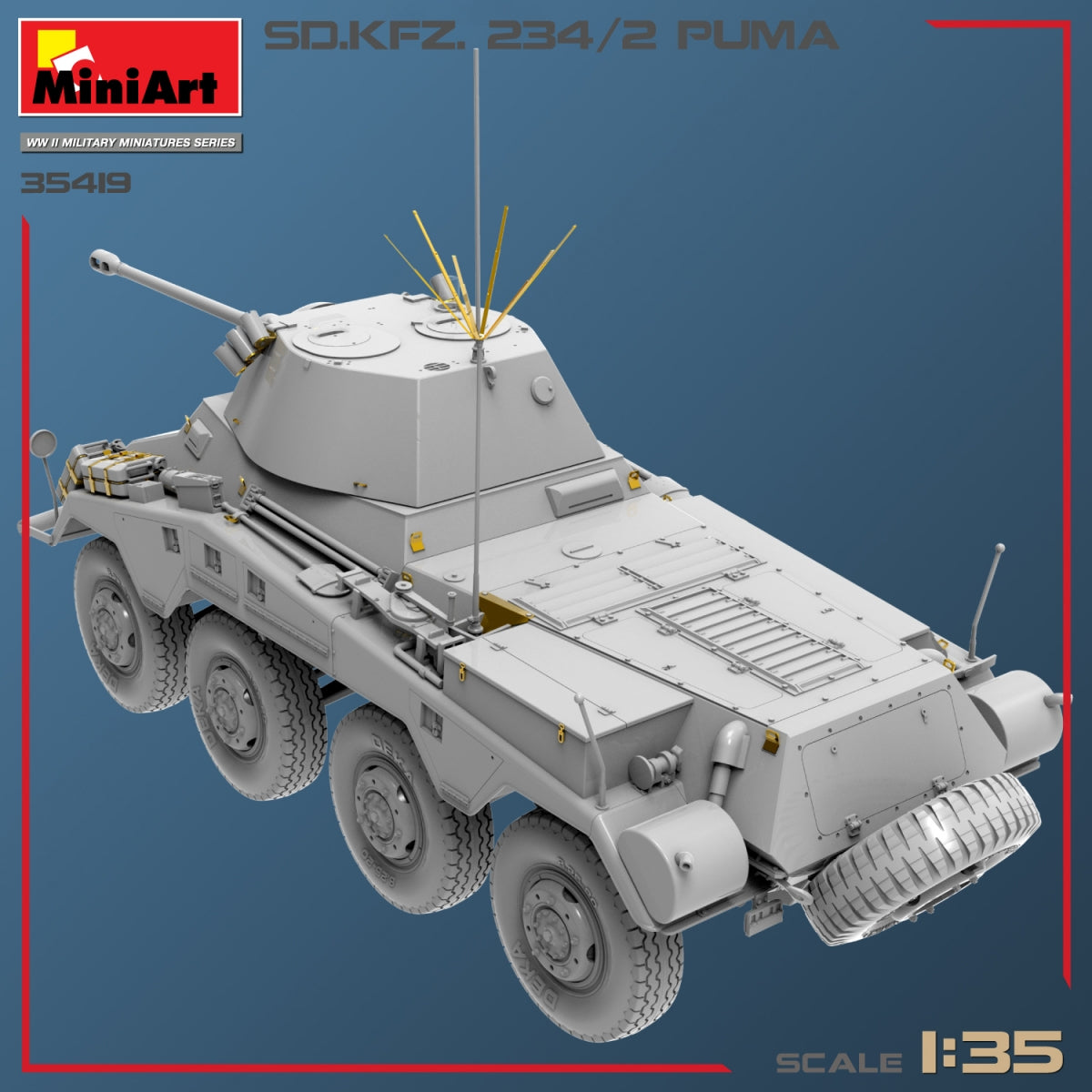 MiniArt 35419 SD.KFZ.234/2 PUMA 1/35 – immagine 14