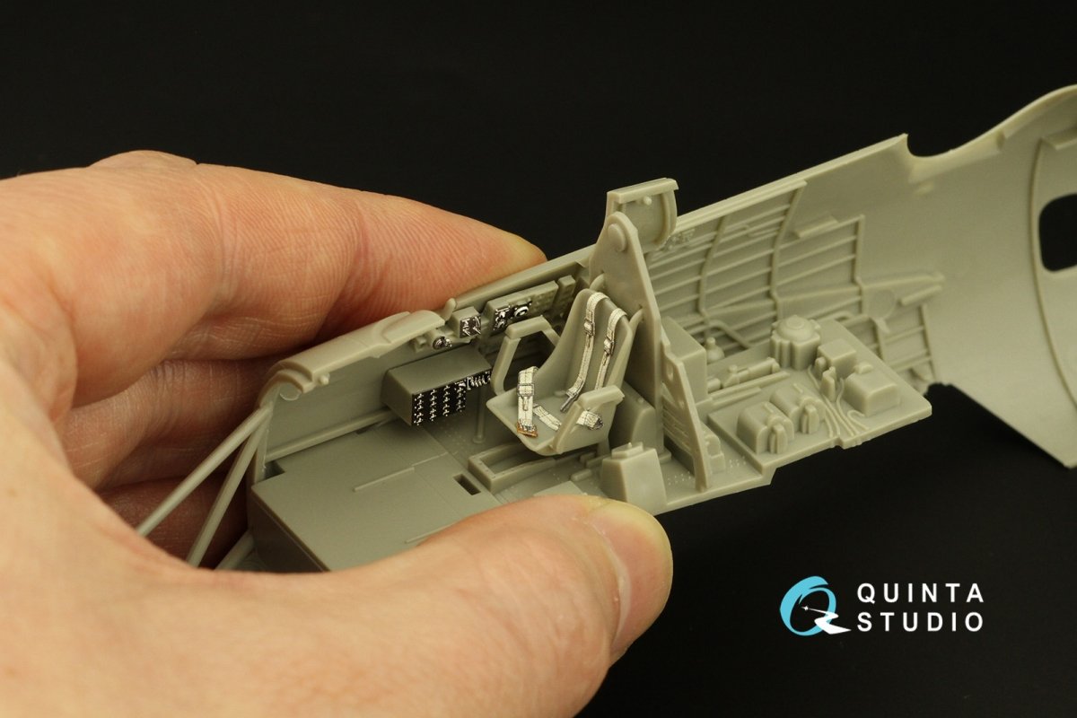 Intérieur imprimé en 3D et coloré sur papier décalcomanie Quinta Studio QD48359 TBF-1 Avenger (Academy) 1/48 – image 9