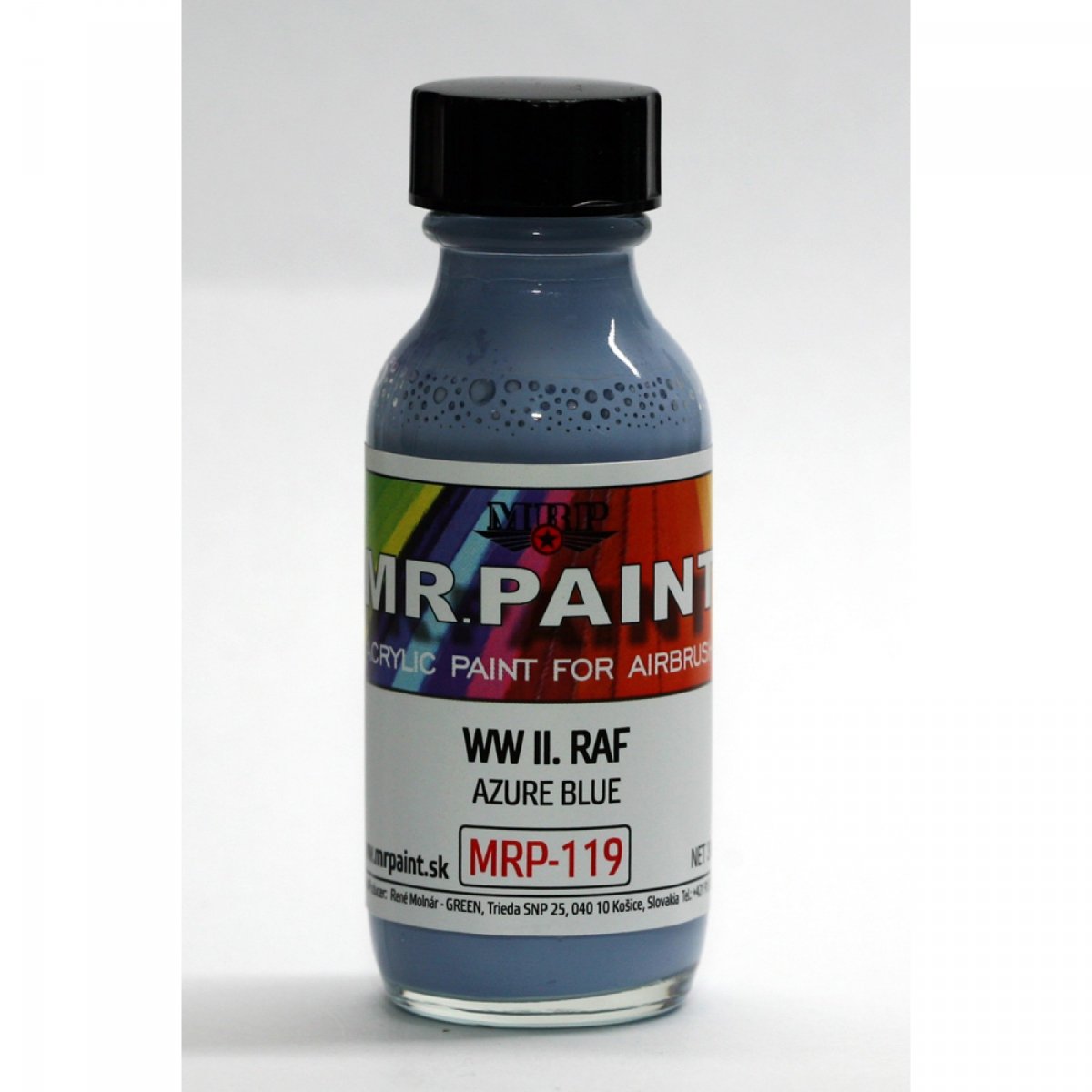 Peinture MR. Paint MRP-119 Bleu azur Seconde Guerre mondiale RAF 30 ml – immagine 2